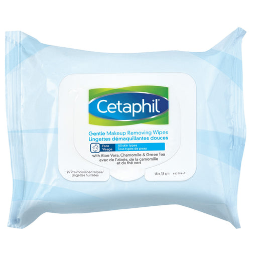 Cetaphil Gentle Makeup Removing Wipes, 25 Wipes