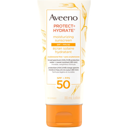 Aveeno Protect & Hydrate Moisturizing Sunscreen Lotion SPF 50, 88 mL