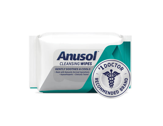 Anusol Cleansing and Soothing Flushable Wipes - 40 Wipes