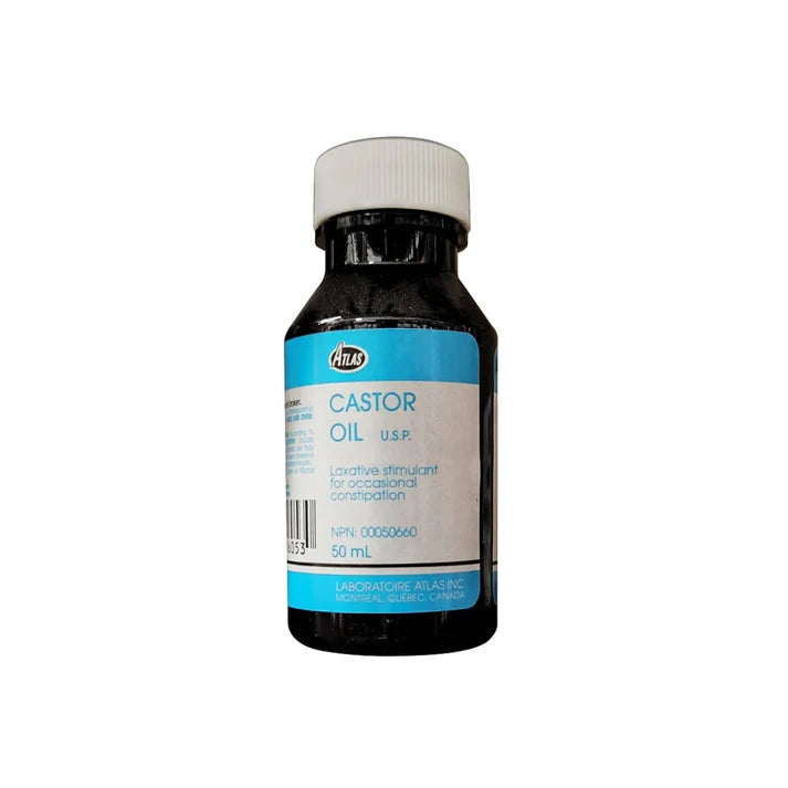Atlas Castor Oil 50 mL – Symington Drugs Pharmacy