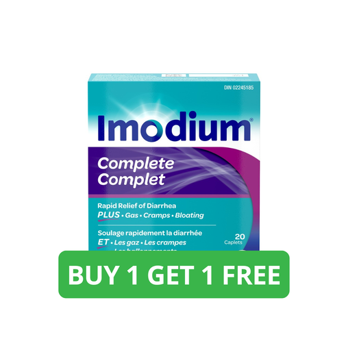 Imodium Complete Antidiarrheal and Gas Relief - 20 Caplets