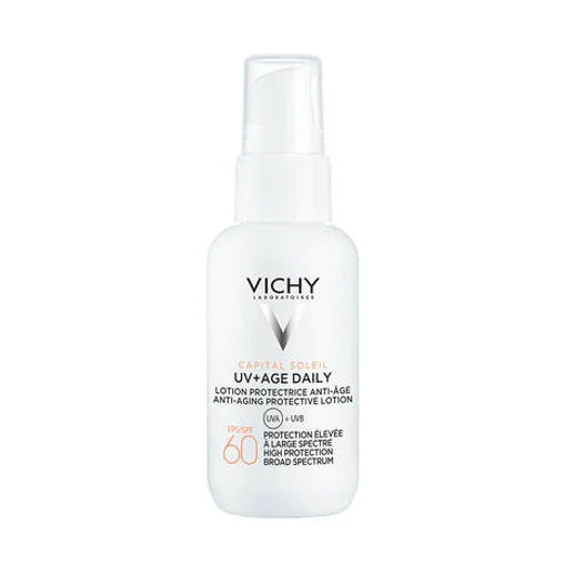 Vichy Capital Soleil UV+Age Daily Anti-Aging Sun Protection Lotion SPF 60, 40 mL