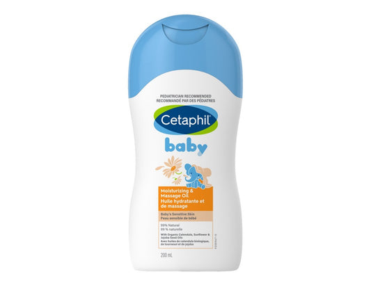 Cetaphil Baby Moisturizing Oil - 200 mL product packaging