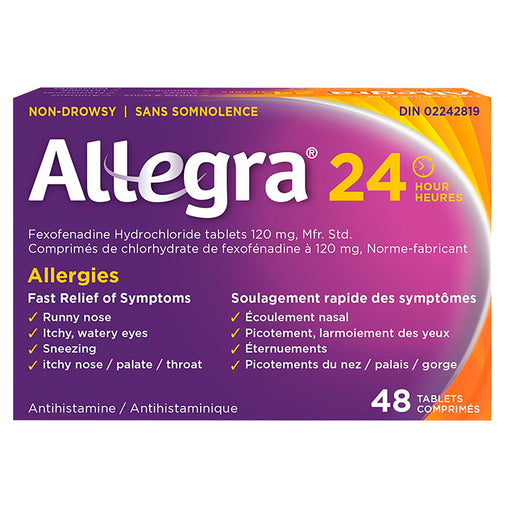 Allegra 24 Hour 120mg – 48 Tablets