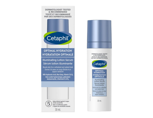 Cetaphil Optimal Hydration Illuminating Lotion Serum - 30 mL product packaging