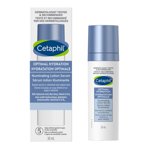 Cetaphil Optimal Hydration Illuminating Lotion Serum - 30 mL product packaging