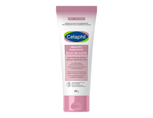 Cetaphil Healthy Radiance Gentle Renewing Cleanser - 100 g product packaging