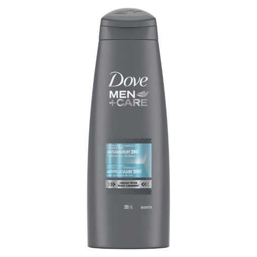 Dove Men Anti-Dandruff 2-in-1 Shampoo, 355 mL