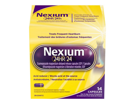 Nexium 24-Hour Acid Reducer, 20mg, 14 Capsules