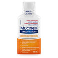 Mucinex Multi-Action Congestion, Cold & Cough Solution current packaging