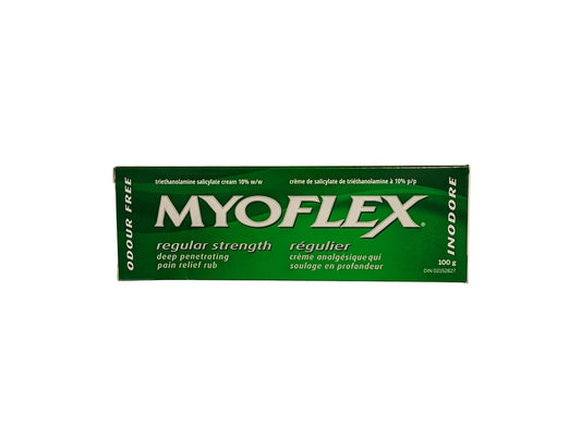 Myoflex Regular Strength Pain Relief Cream - 100 g product packaging