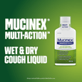 Mucinex Multi-Action wet and dry cough relief features