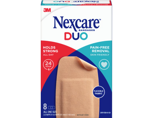 Nexcare Duo Knee & Elbow Bandages - 8 Count