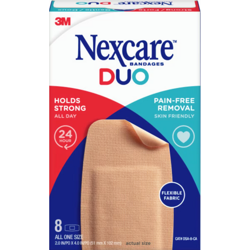 Nexcare Duo Knee & Elbow Bandages - 8 Count