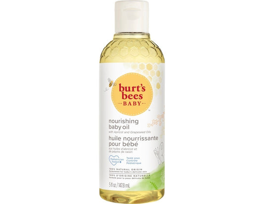 Burt's Bees Baby Nourishing Baby Oil - 147.8 mL product packaging