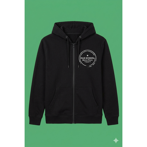 Old School Unisex Hoodie | Classic Pullover Sweatshirt