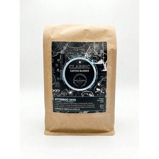 Old School Jitterbug Java | Nougat Chocolate Toffee Coffee