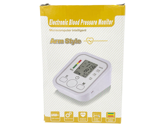 Arm Style Electronic Blood Pressure Monitor with USB Interface