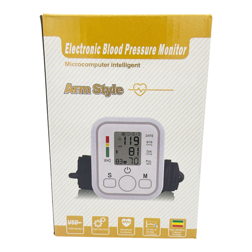 Arm Style Electronic Blood Pressure Monitor with USB Interface