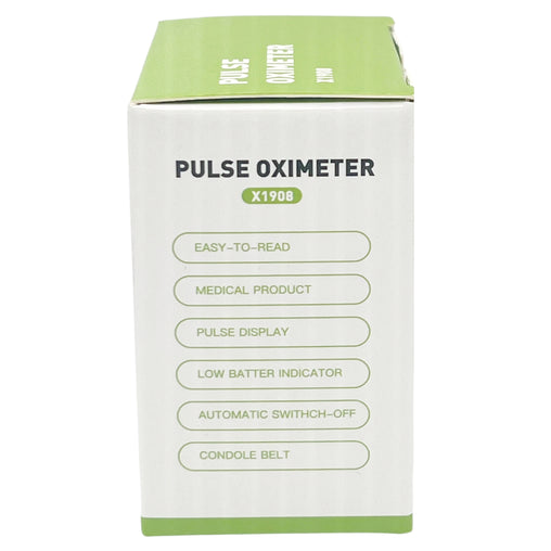 Pulse Oximeter X1908 – Oxygen Saturation & Pulse Rate with Easy-to-Read Display