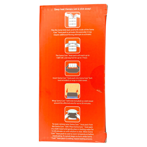 Soma Care Renewable Therapeutic Heat Pack – 6 Piece Sport Pack (1 Sport, 4 Pocket, 1 Lower Back)