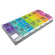 7-Day Pill Box with Separate Morning & Evening Compartments