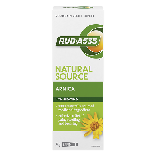 Rub A535 Natural Source Arnica Maximum Strength Cream - 65 g product packaging