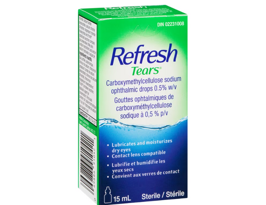 Refresh Tears Lubricant Eye Drops 0.5% - 15 mL