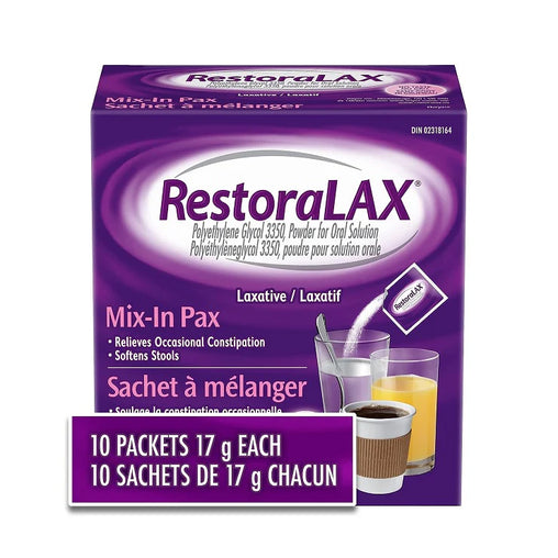 RestoraLAX Mix-In Pax 17g, 10 ct