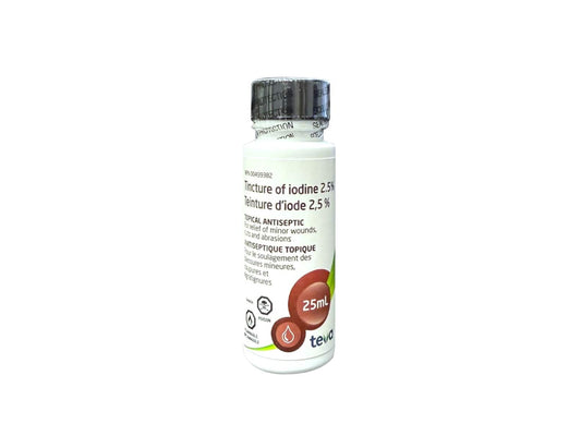 Teva Tincture of iodine 2.5%, 25ml