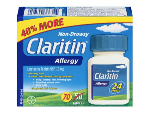 Claritin 24 Hour Allergy Relief Non-Drowsy - 70 Tablets