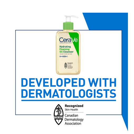 CeraVe Hydrating Foaming Oil Cleanser, for Dry Skin, 355mL