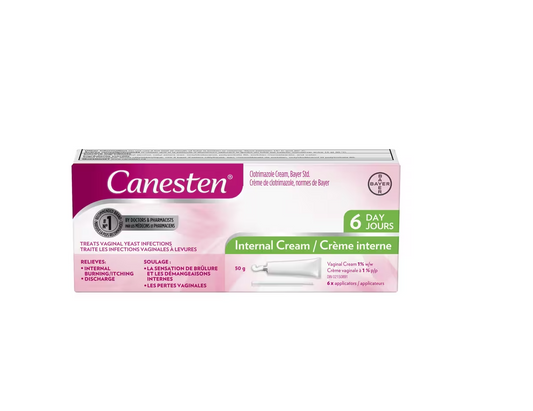 CANESTEN CR VAGINAL 6 DAYS 50G