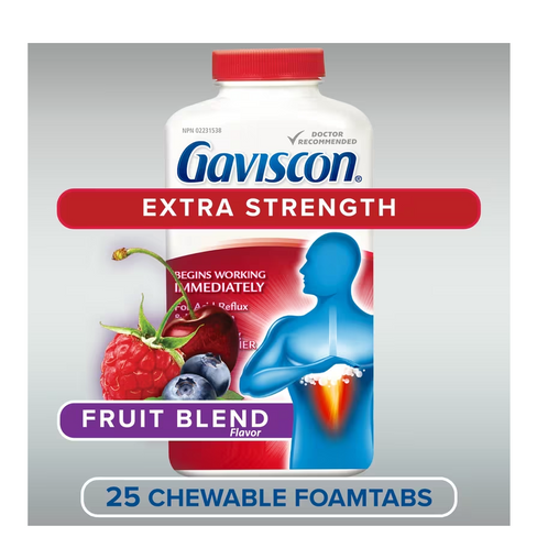 Gaviscon Extra Strength 25 Chewable Tablets