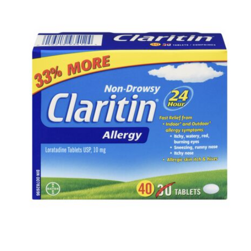 Claritin 24 Hour Allergy Relief - 40 Tablets