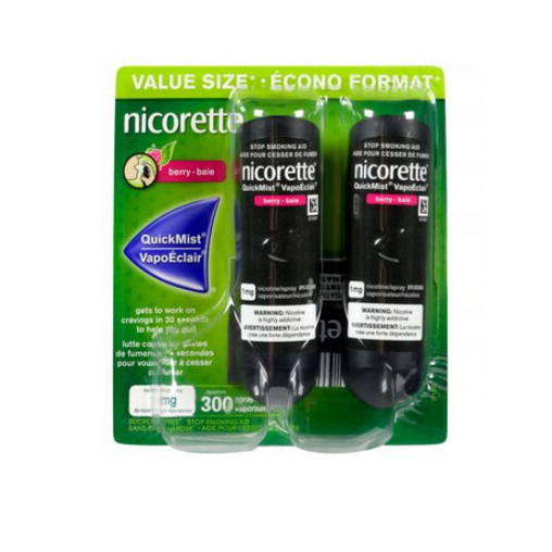 Nicorette Nicotine Quickmist Spray, 1mg, Cool Berry - 300 Sprays