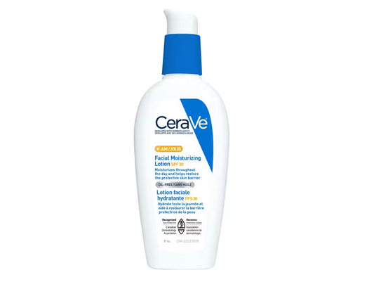 CeraVe AM Face Moisturizing Lotion, SPF 30 - 89 mL