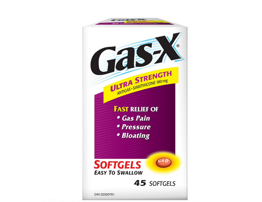Gas-X Ultra-Strength 180mg - 45 Softgels