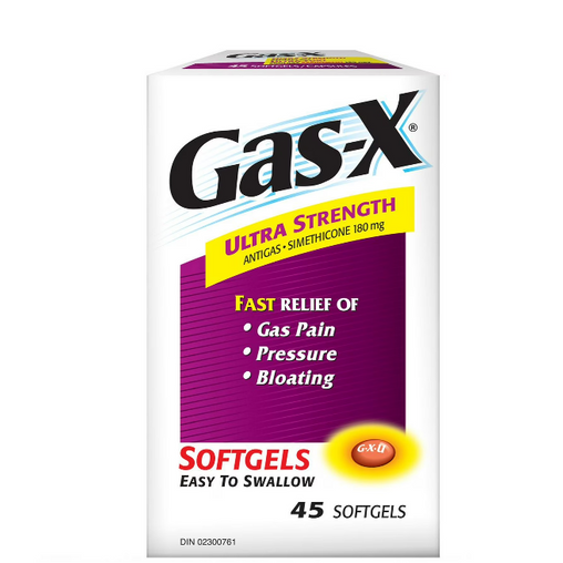Gas-X Ultra-Strength 180mg - 45 Softgels