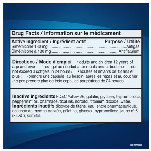 Gas-X Ultra-Strength 180mg - 45 Softgels