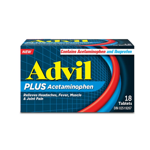 Advil Plus Acetaminophen - 18 Tablets