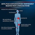 Advil Plus Acetaminophen - 18 Tablets