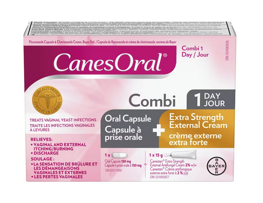 Canesoral Combi 1-Day Yeast Infection Treatment Kit