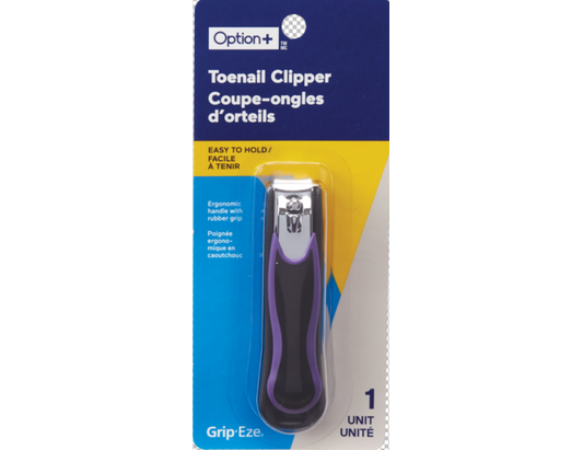 Option+ Heavy Duty Stainless Steel Toenail Clipper - 1 Count