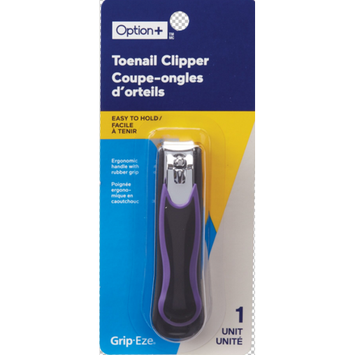 Option+ Heavy Duty Stainless Steel Toenail Clipper - 1 Count