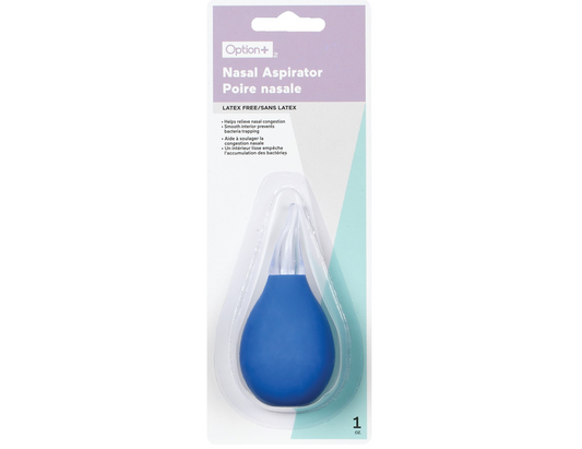 Option+ Baby Nasal Aspirator, Soft Tip Mucus Remover - 1 Count