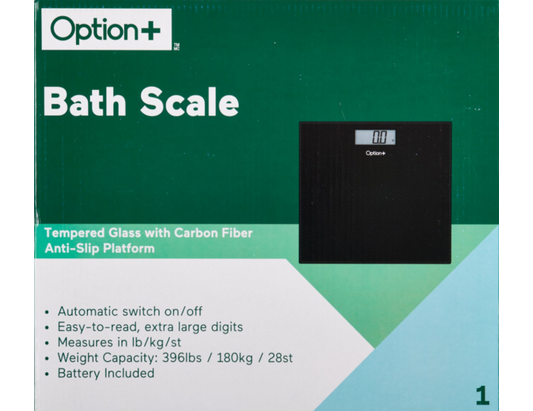 Option+ Digital Bathroom Scale - 1 Count