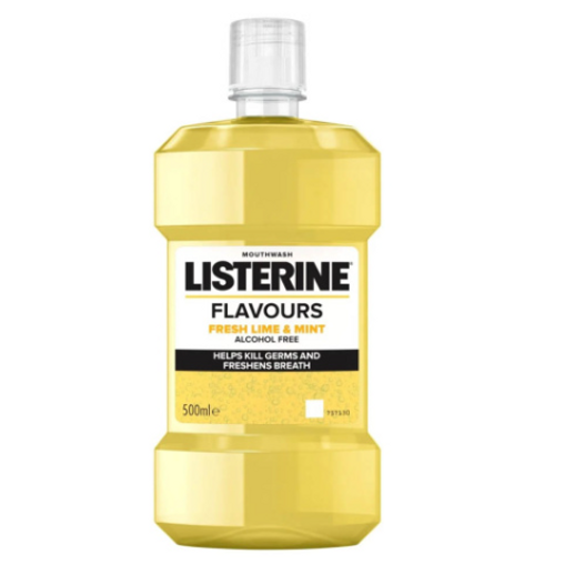 Listerine Flavours Lime & Mint Mouthwash - 500 mL