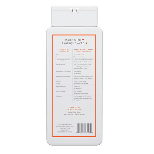 Native Citrus & Herbal Musk Body Wash - 532 mL