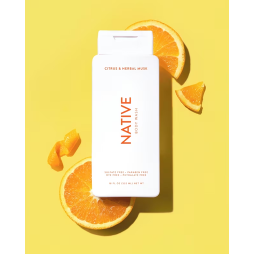 Native Citrus & Herbal Musk Body Wash - 532 mL